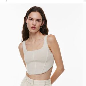 Aritzia Babaton Sculpt Knit Bustier Tank XS